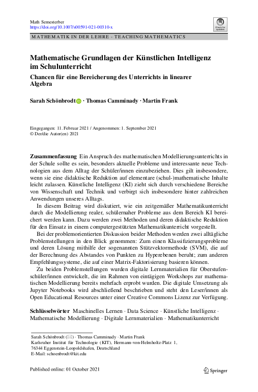 Cover der Publikation